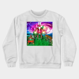 ANCIENT IGBO AFRICAN GOD: BES / OBA ESHI NA NNE ESHI By SIRIUS UGO ART Crewneck Sweatshirt